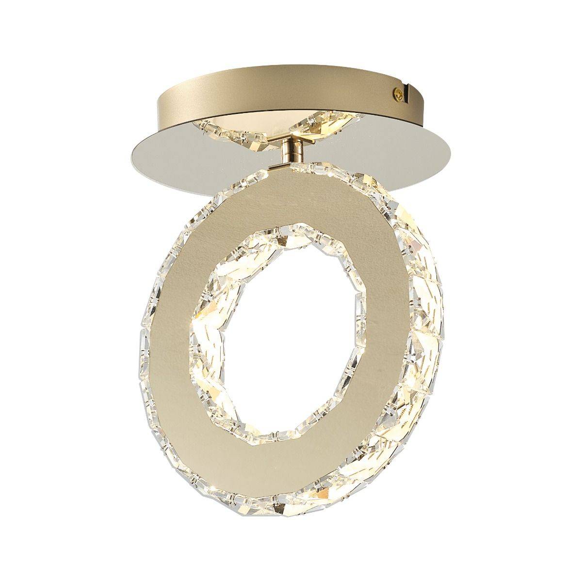 Lampa sufitowa GIRONA MX3713-1-3GT oprawa w kolorze złotym - Zuma Line - obrazek 2