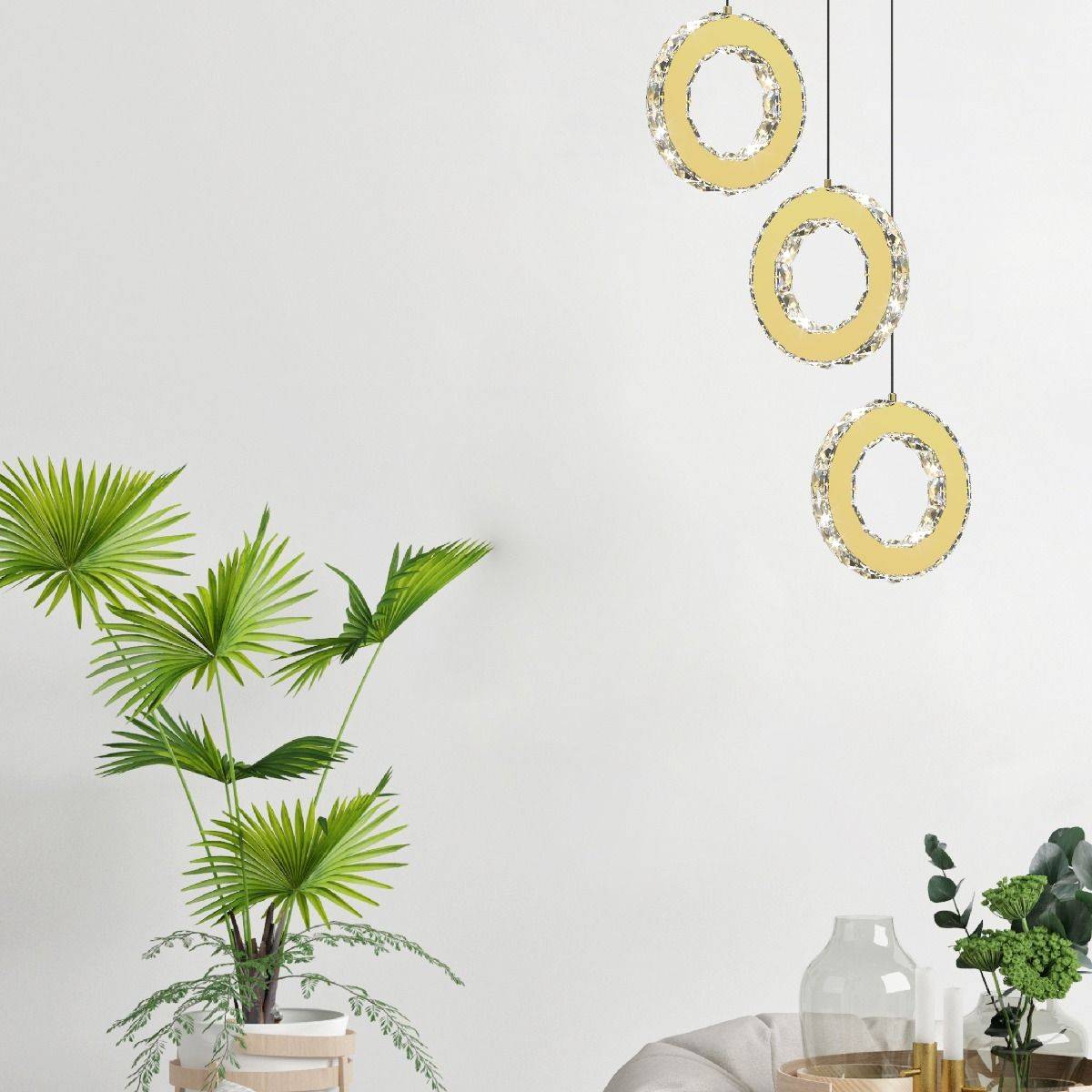 Lampa wisząca GIRONA MD3713-1-3GT oprawa w kolorze złotym - Zuma Line - obrazek 6