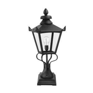 Zewnętrzna lampa stojąca GRAMPIAN GN1-BLACK oprawa w kolorze czarnym - Elstead Lighting