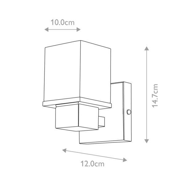 Kinkiet GREENWICH BATH-GW1 oprawa w kolorze chromu - Elstead Lighting - obrazek 2