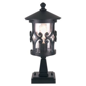 Zewnętrzna lampa stojąca HEREFORD BL12-BLACK oprawa w kolorze czarnym - Elstead Lighting