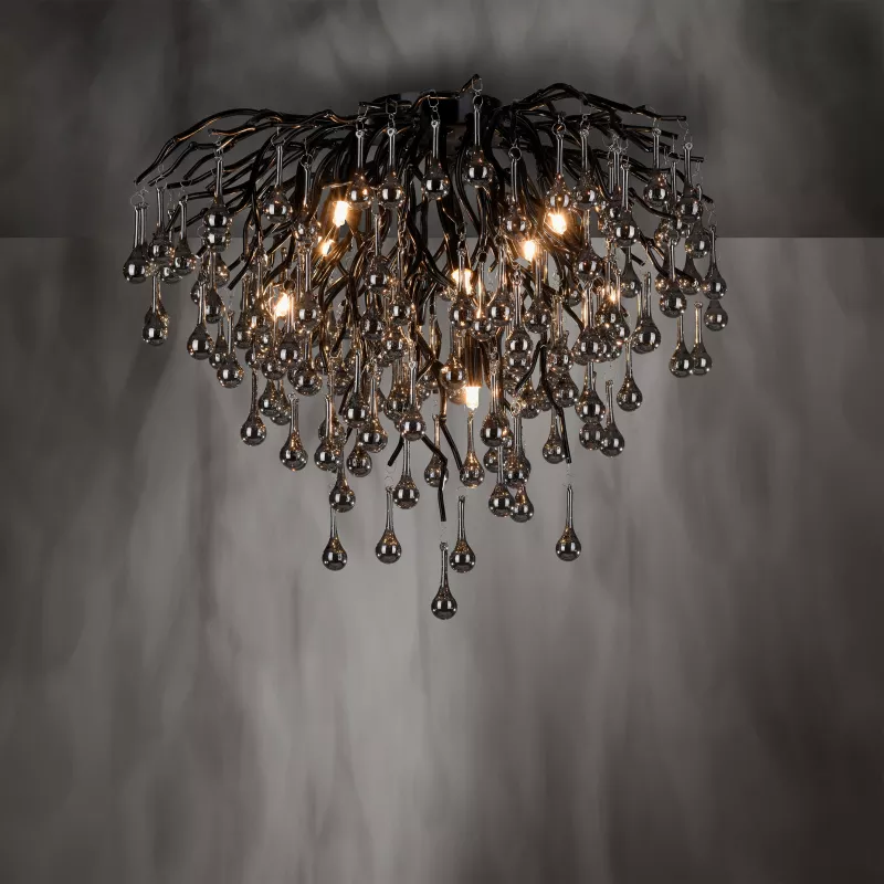 Lampa sufitowa ICICLE 8091-18 oprawa w kolorze czarnego chromu - Paul Neuhause - obrazek 4