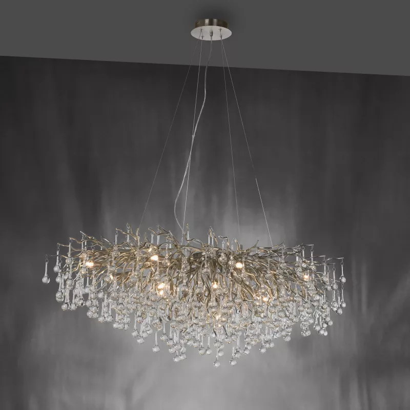 Lampa wisząca ICICLE 2031-55 oprawa w kolorze srebrnym - Paul Neuhause - obrazek 4