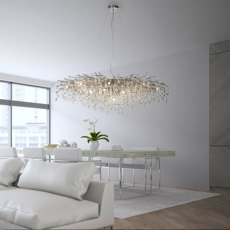 Lampa wisząca ICICLE 2031-55 oprawa w kolorze srebrnym - Paul Neuhause - obrazek 5