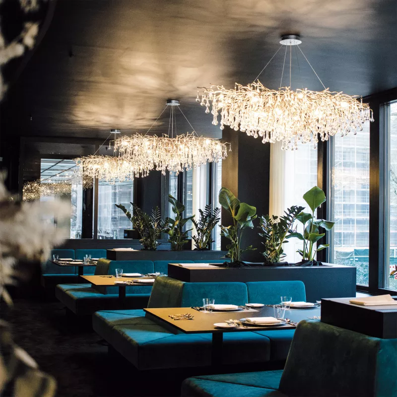 Lampa wisząca ICICLE 2031-55 oprawa w kolorze srebrnym - Paul Neuhause - obrazek 7