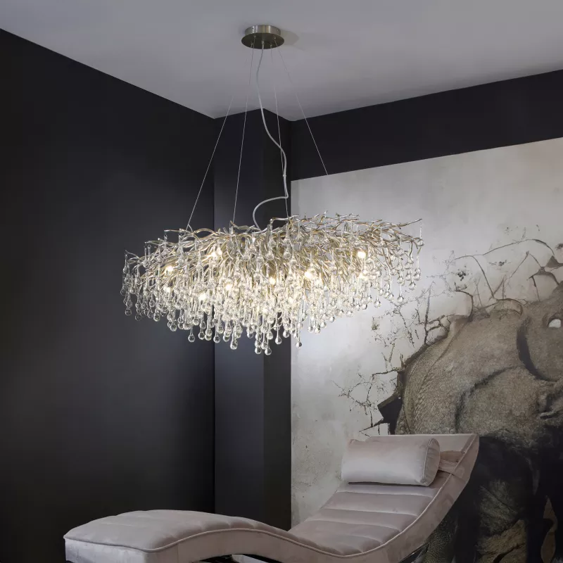 Lampa wisząca ICICLE 2031-55 oprawa w kolorze srebrnym - Paul Neuhause - obrazek 3