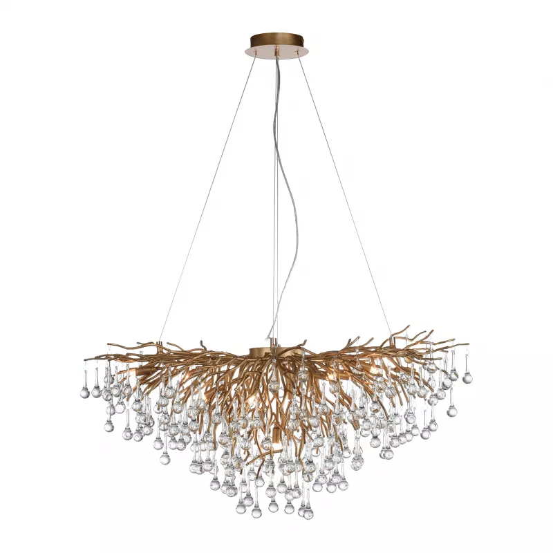 Lampa wisząca ICICLE 2192-11 oprawa w kolorze postarzanego mosiądzu - Paul Neuhause - obrazek 3