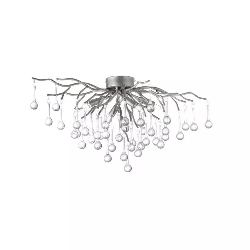 Lampa sufitowa ICICLE 8090-55 oprawa w kolorze srebrnym - Paul Neuhause