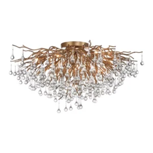 Lampa sufitowa ICICLE 8092-11 oprawa w kolorze postarzanego mosiądzu - Paul Neuhause