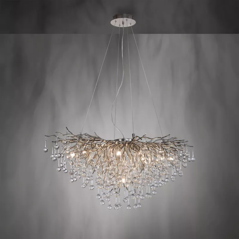 Lampa wisząca ICICLE 2192-55 oprawa w kolorze srebrnym - Paul Neuhause - obrazek 5