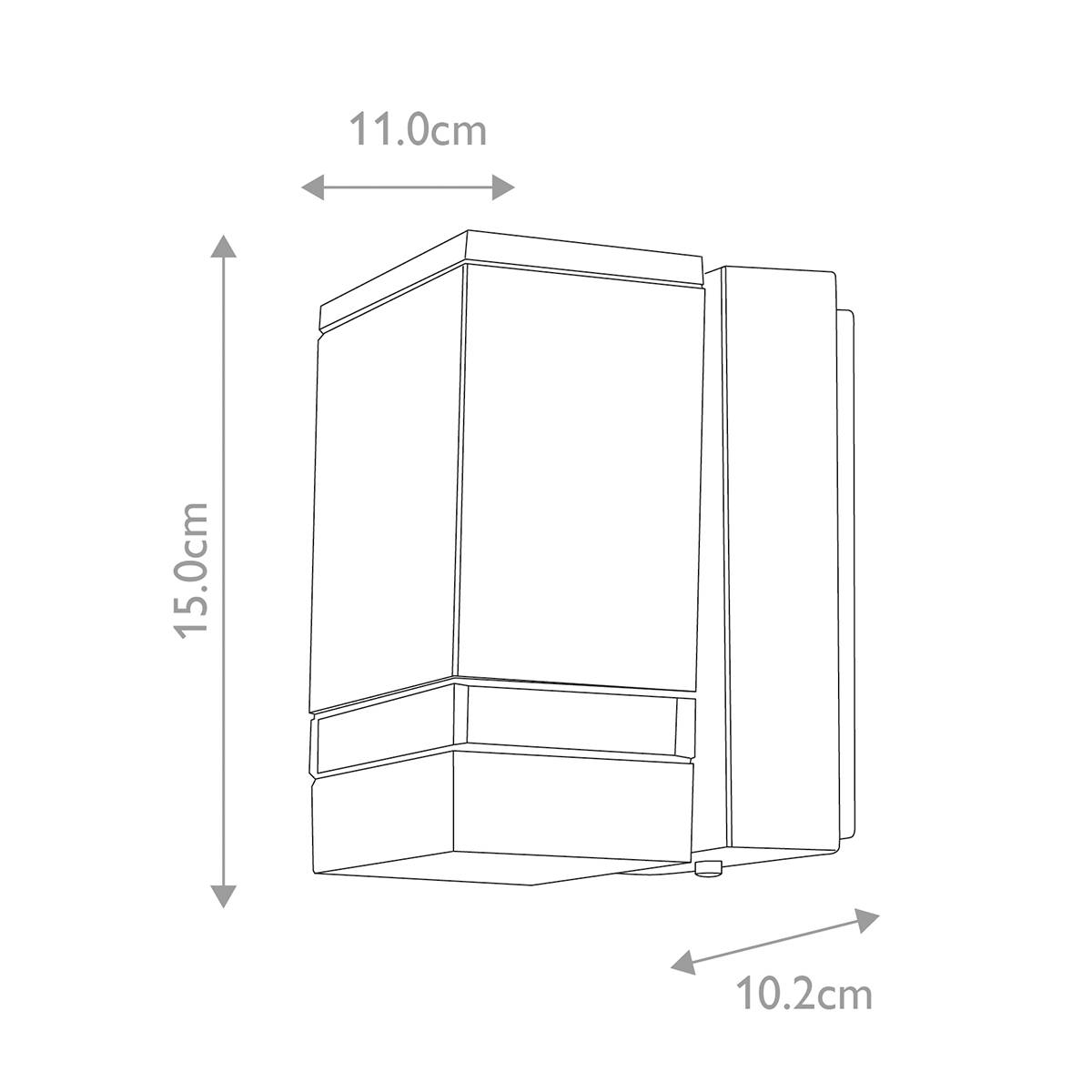 Kinkiet zewnętzny JANNIK JANNIK-LED1 oprawa w kolorze grafitowym - Elstead Lighting - obrazek 5