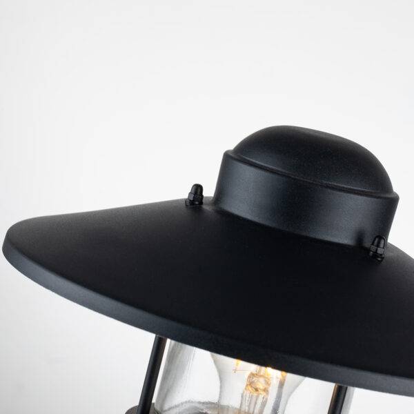 Zewnętrzna lampa stojąca KLAMPENBORG KLAMPENBORG-PED-BK oprawa w kolorze czarnym - Elstead Lighting - obrazek 2