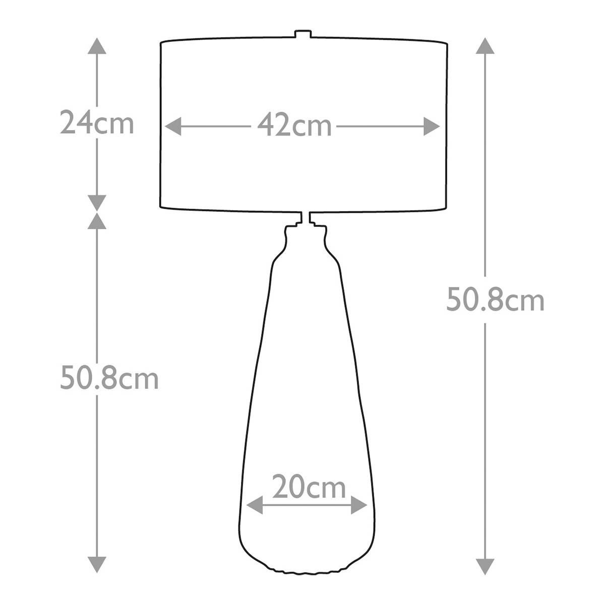 Lampa stołowa KEW KEW-TL oprawa w kolorze szałwiowym z białym abażurem - Elstead Lighting - obrazek 6