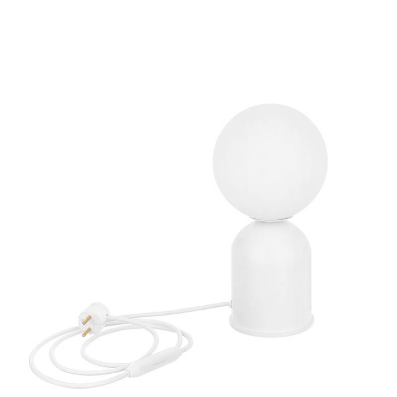 Lampa biurkowa LUOTI ST LUS111P1 biała lampka stołowa w minimalistycznym stylu - UMMO - obrazek 4