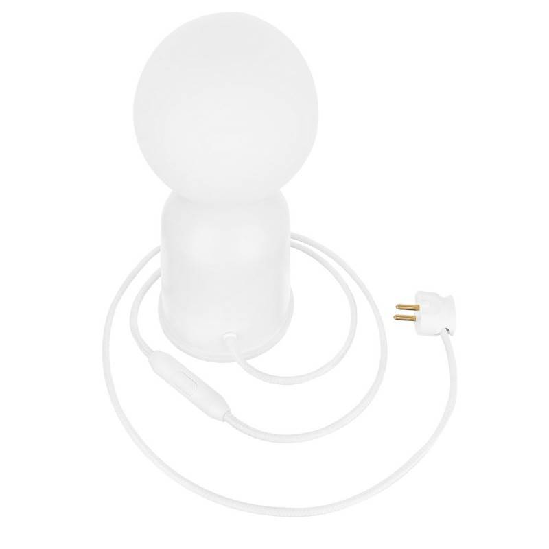 Lampa biurkowa LUOTI ST LUS111P1 biała lampka stołowa w minimalistycznym stylu - UMMO - obrazek 7