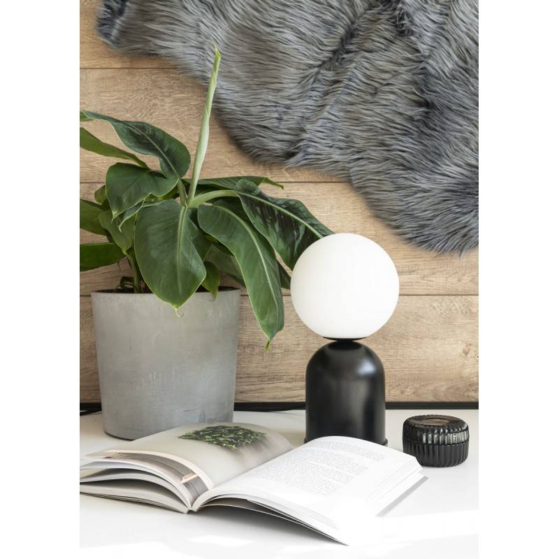 Lampa biurkowa LUOTI ST LUS122P1 czarna lampka stołowa w minimalistycznym stylu - UMMO - obrazek 3