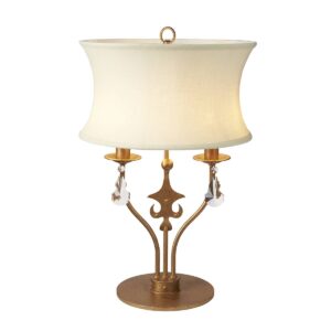 Lampa stołowa Windsor TL GP klasyczna oprawa w kolorze złotej patyny - Elstead Lighting