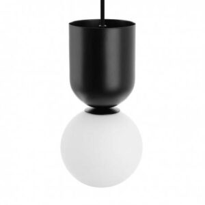 Lampa sufitowa pojedyncza LUOTI LUA122P0 oprawa wisząca nowoczesna czarna - UMMO