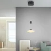 Lampa wisząca LAUTADA 2080-18 oprawa w kolorze czarnym z białym kloszem - Paul Neuhause - obrazek 2