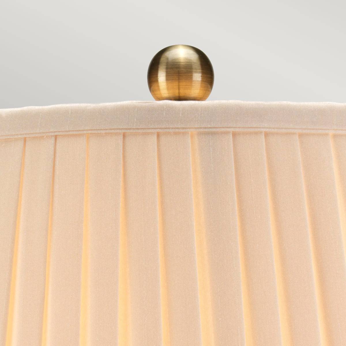 Lampa stołowa LEAVES LEAVES-BR-GL-TL oprawa w kolorze brązowo-złotym z kremowym abażurem - Elstead Lighting - obrazek 4