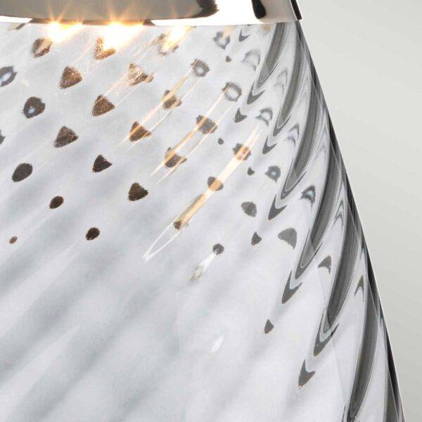 Lampa stołowa LENA LENA-TL-L-SMOKE oprawa w dymionym kolorze z brązowym abażurem - Elstead Lighting - obrazek 4