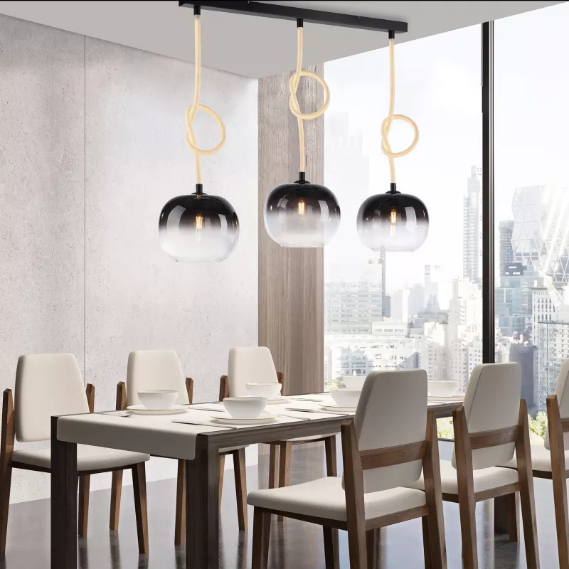 Lampa wisząca LUMA 2411-18 oprawa w kolorze czarnym - Paul Neuhause - obrazek 3