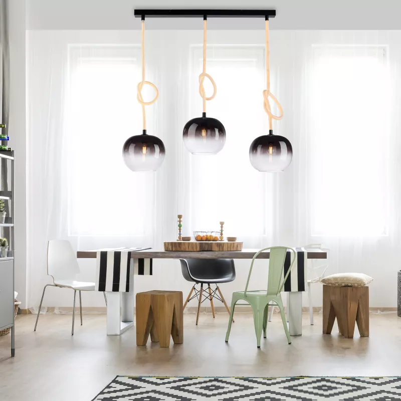 Lampa wisząca LUMA 2411-18 oprawa w kolorze czarnym - Paul Neuhause - obrazek 4