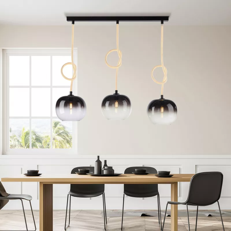 Lampa wisząca LUMA 2411-18 oprawa w kolorze czarnym - Paul Neuhause - obrazek 2