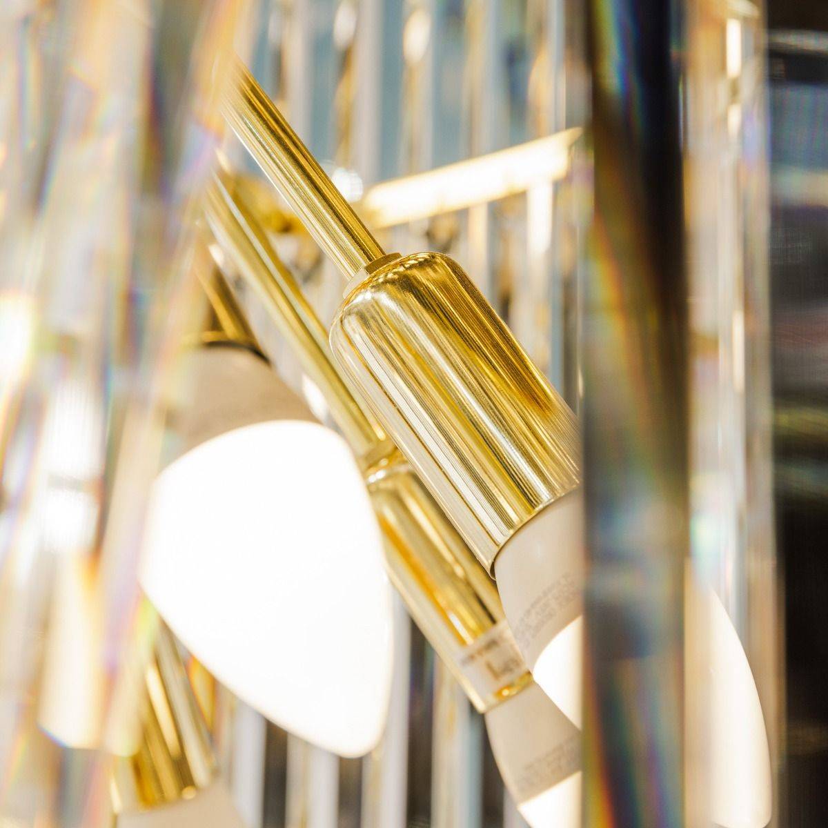 Lampa wisząca LUXE 19002/40-GLD oprawa w kolorze złotym - Zuma Line - obrazek 3