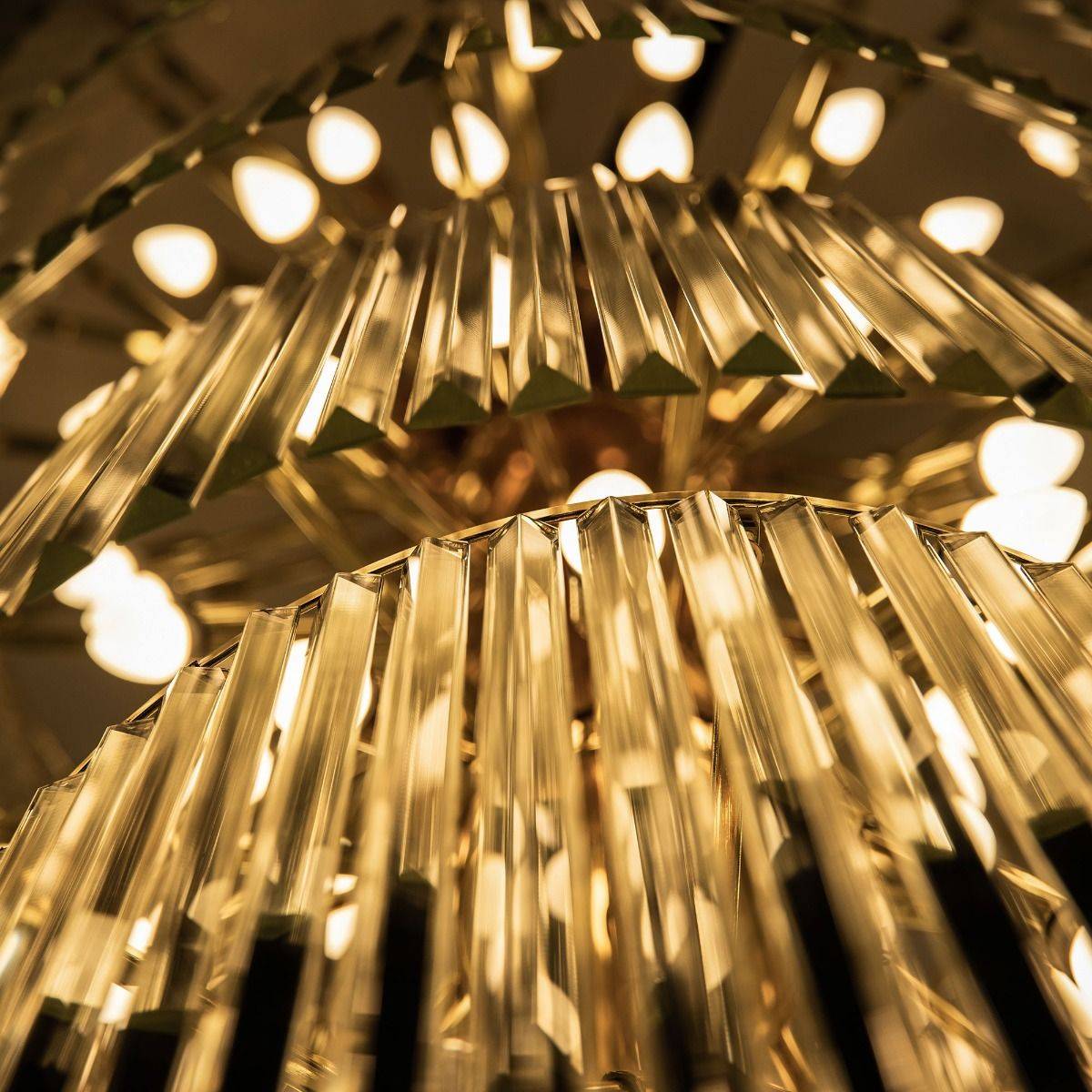 Lampa wisząca LUXE 19002/40-GLD oprawa w kolorze złotym - Zuma Line - obrazek 7