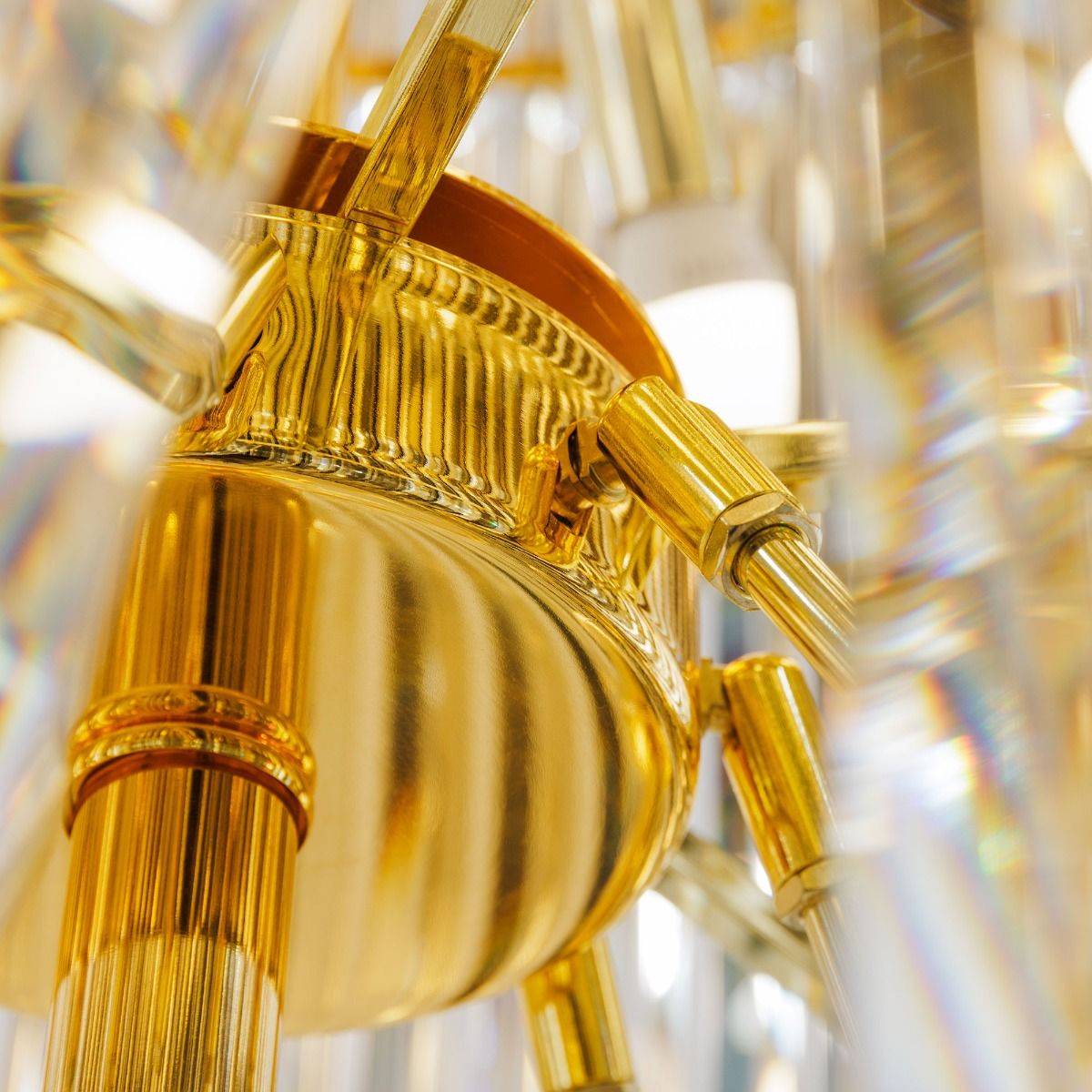 Lampa wisząca LUXE 18006-69 oprawa w kolorze złotym - Zuma Line - obrazek 12