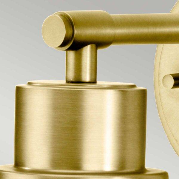 Kinkiet MORVAH BATH-MORVAH1-BB oprawa w kolorze szczotkowanego mosiądzu - Elstead Lighting - obrazek 3