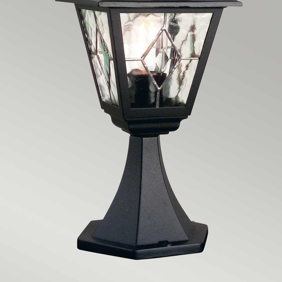 Zewnętrzna lampa stojąca NORFOLK NR3-BLK oprawa w kolorze czarnym - Elstead Lighting - obrazek 3