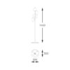 Lampa podłogowa OMI 1177 oprawa w kolorze złotym - Zuma Line - obrazek 3