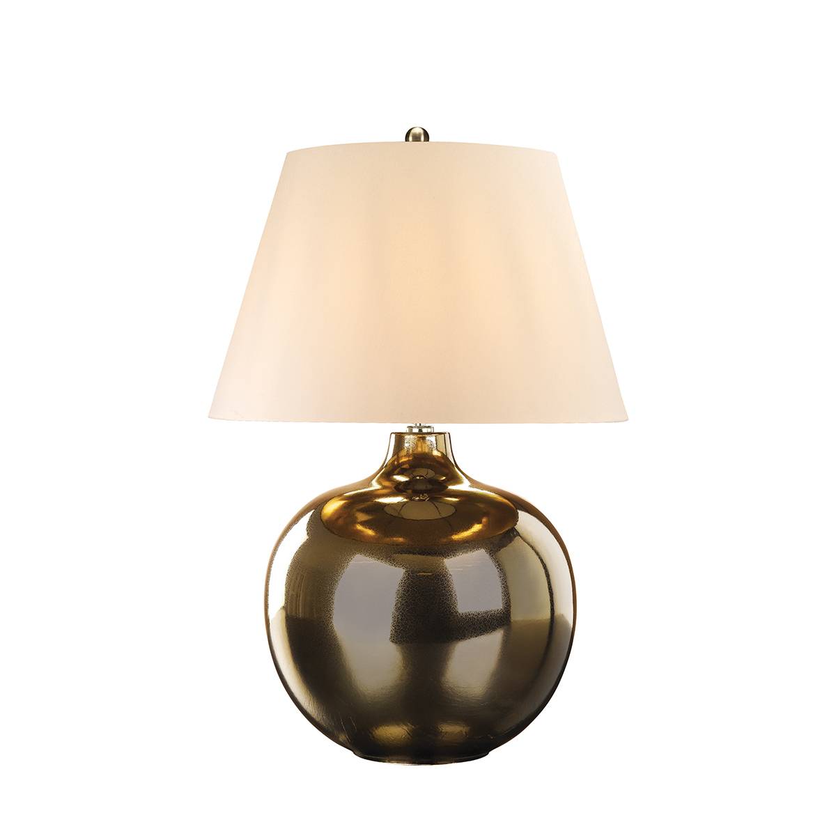 Lampa stołowa OTTOMAN OTTOMAN-TL-IV oprawa w kolorze brązowym z abażurem w kolorze kości słoniowej - Elstead Lighting