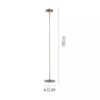 Lampa podłogowa Q-ROTATE 324-34 oprawa w kolorze brązowym + pilot - Paul Neuhause - obrazek 5