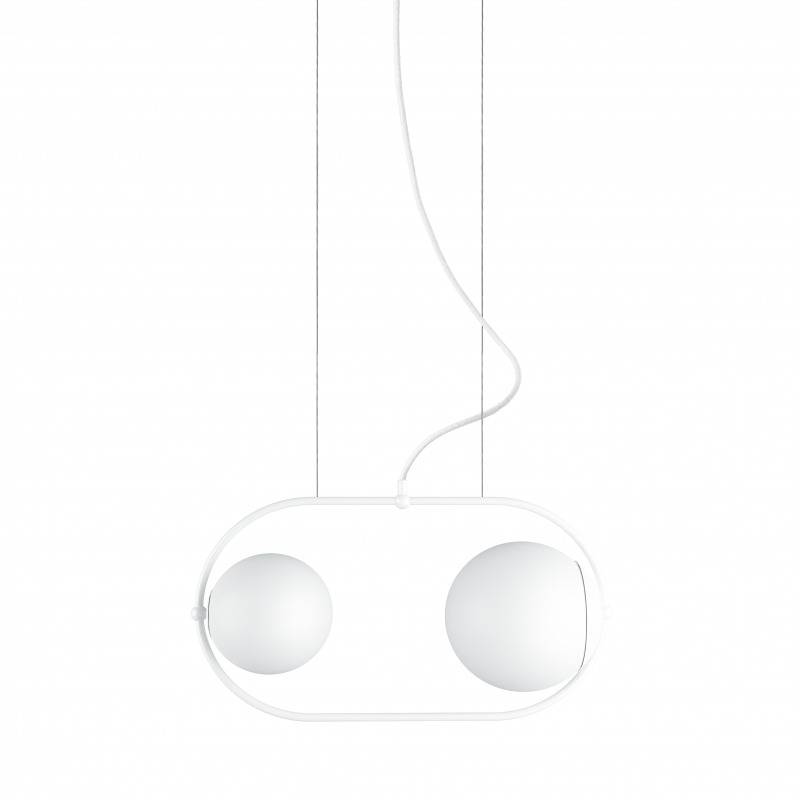 Lampa wisząca nowoczesna Koban A KOA211P0 oprawa wisząca biała - UMMO