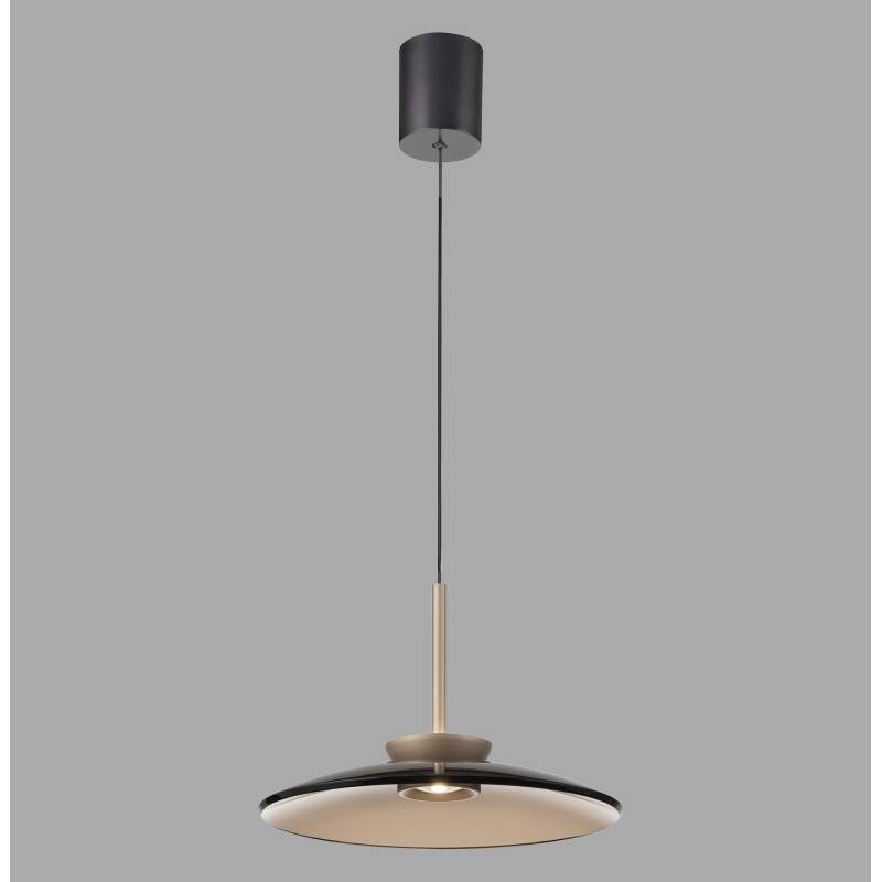 Lampa wisząca PURE E-MOON 2195-97 oprawa w kolorze brązowym + pilot - Paul Neuhause - obrazek 7