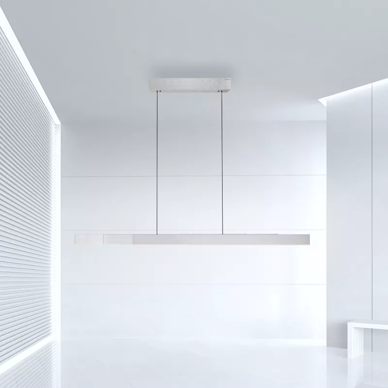 Lampa wisząca PURE-MOTO-RISE 2545-95 oprawa w kolorze aluminium + pilot - Paul Neuhause - obrazek 4