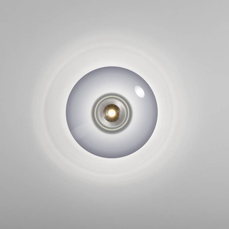 Plafon PURE VITRUM 6083-15 oprawa w kolorze szarym z dymionym kloszem - Paul Neuhause - obrazek 5