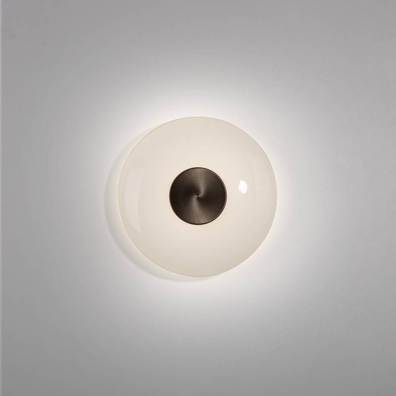 Kinkiet/plafon PURE VITRUM 6082-34 oprawa w kolorze brązowym z mlecznym kloszem - Paul Neuhause - obrazek 6