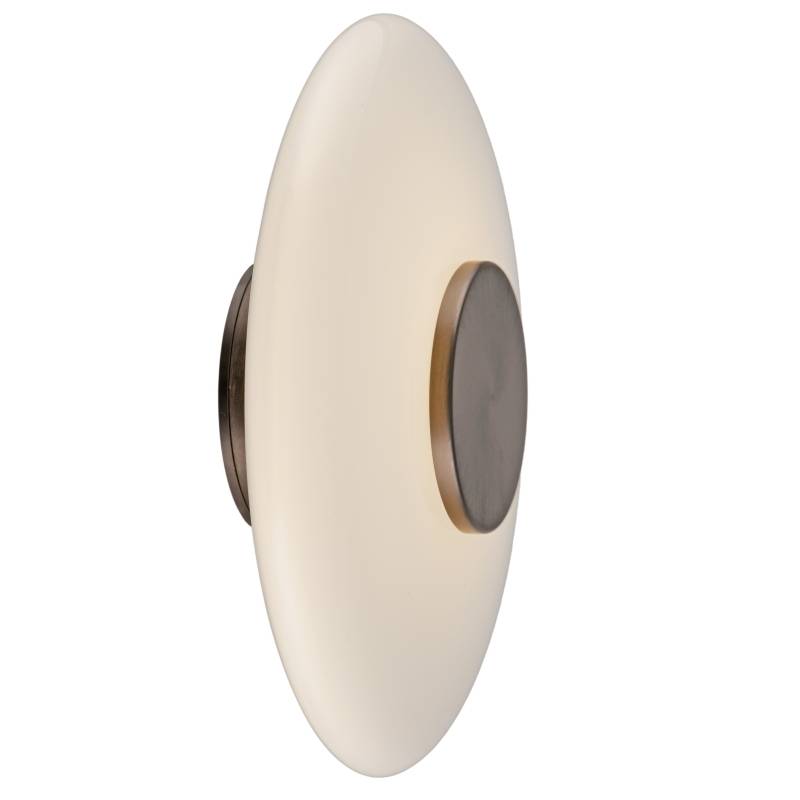 Kinkiet/plafon PURE VITRUM 6082-34 oprawa w kolorze brązowym z mlecznym kloszem - Paul Neuhause - obrazek 2