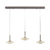 Lampa wisząca PURE VITRUM 2083-34 oprawa w kolorze brązowym z mlecznymi kloszami - Paul Neuhause - obrazek 3
