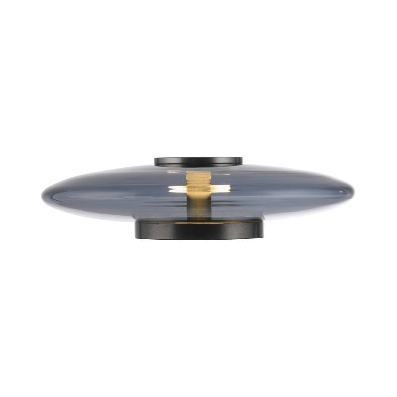 Lampa stołowa PURE VITRUM 4080-15 oprawa w kolorze szarym z dymionym kloszem - Paul Neuhause - obrazek 2