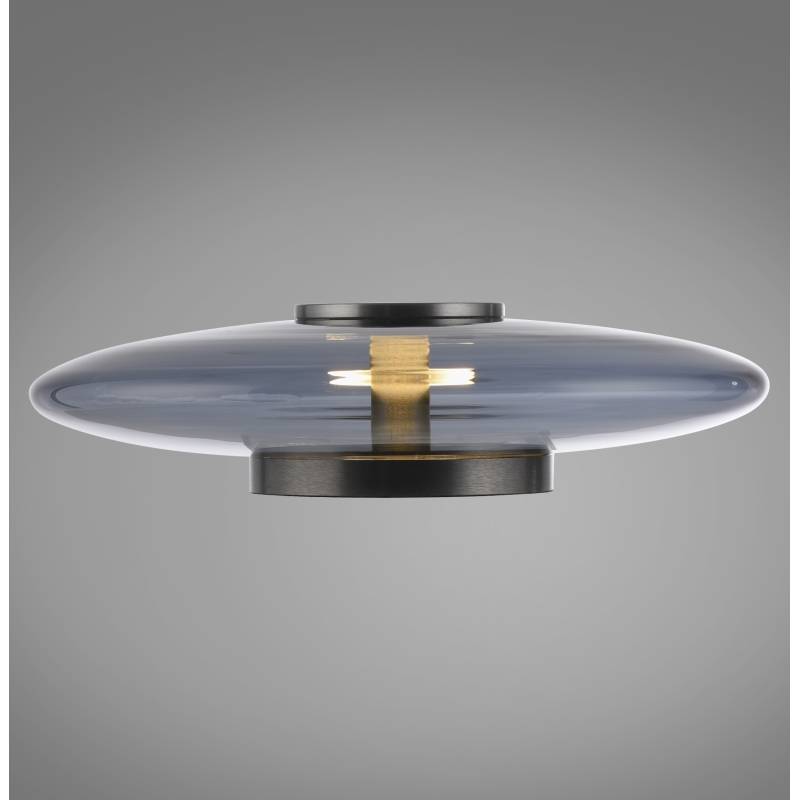 Lampa stołowa PURE VITRUM 4080-15 oprawa w kolorze szarym z dymionym kloszem - Paul Neuhause - obrazek 6