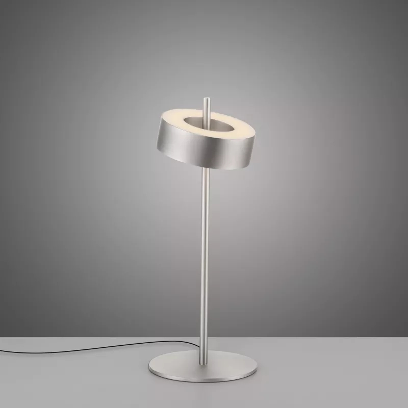 Lampa stołowa Q-ROTATE 4324-95 oprawa w kolorze aluminium + pilot - Paul Neuhause - obrazek 6