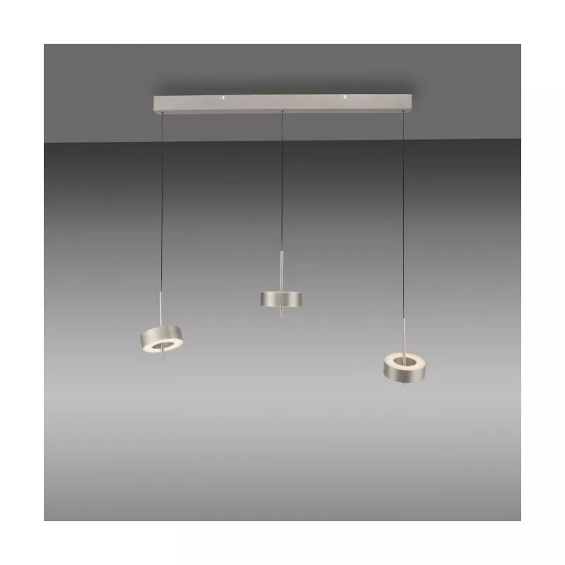 Lampa wisząca Q-ROTATE 2248-95 oprawa w kolorze aluminium + pilot - Paul Neuhause - obrazek 2