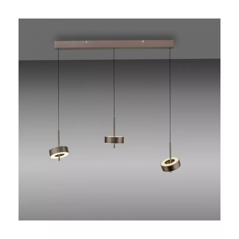 Lampa wisząca Q-ROTATE 2248-34 oprawa w kolorze brązowym + pilot - Paul Neuhause - obrazek 2