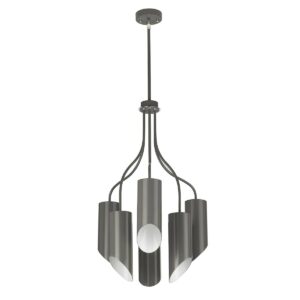 Lampa wisząca Quinto 6 GPN nowoczesna oprawa w kolorze szarym - Elstead Lighting