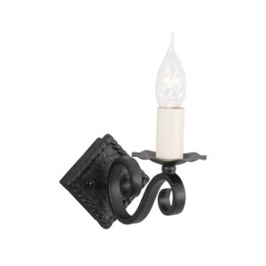 Kinkiet RECTORY RY1A-BLACK oprawa w kolorze czarnym - Elstead Lighting